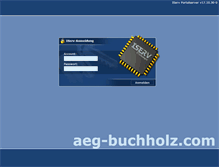 Tablet Screenshot of aeg-buchholz.com